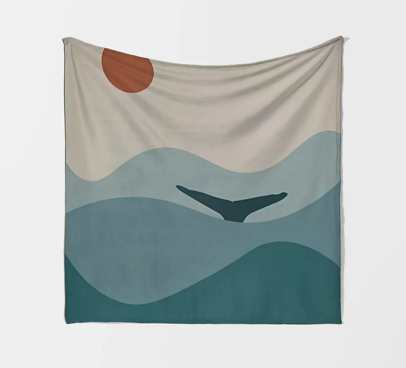 beach fleece blanket by bonglantrungmuoi