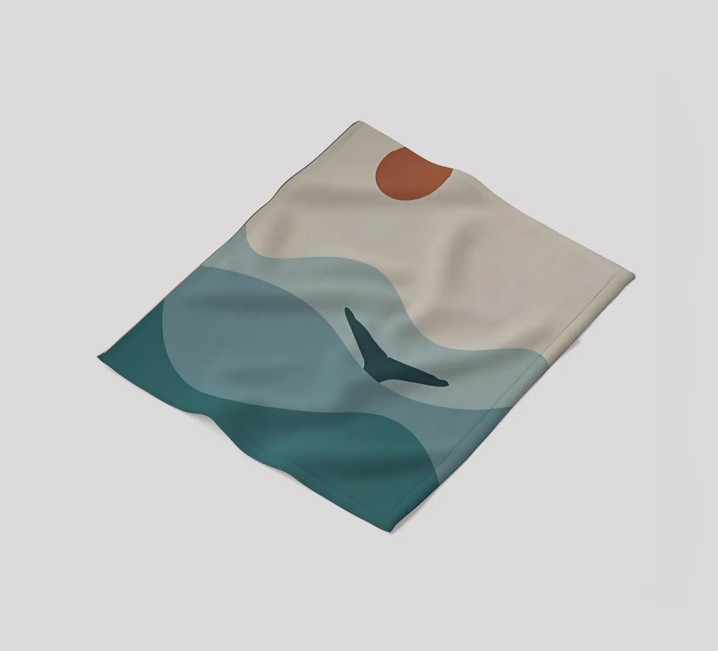 beach fleece blanket by bonglantrungmuoi