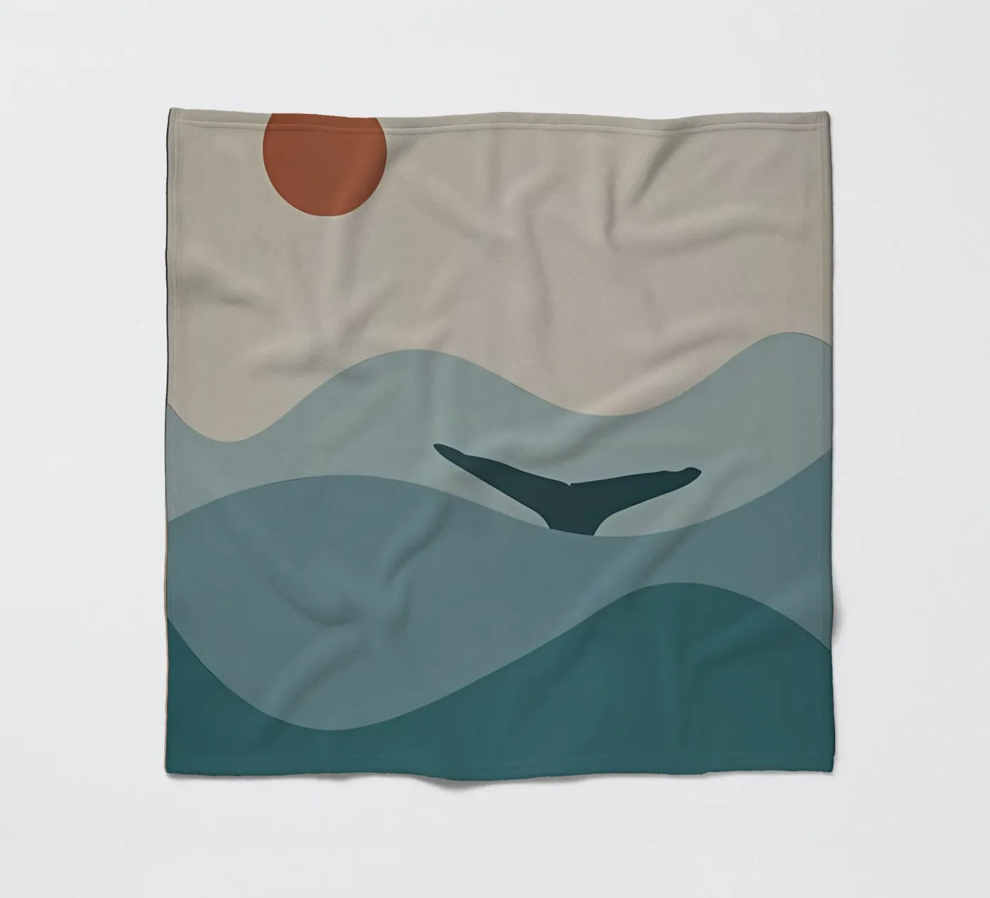 beach fleece blanket by bonglantrungmuoi