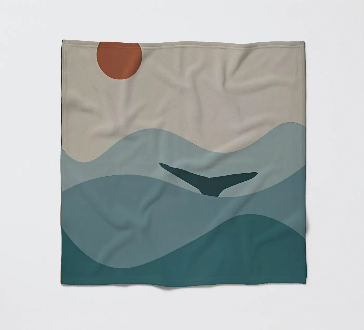 beach fleece blanket by bonglantrungmuoi