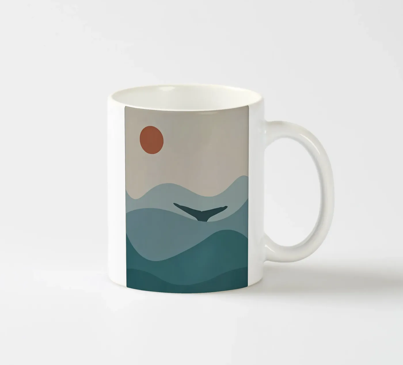 beach ceramic mug by bonglantrungmuoi