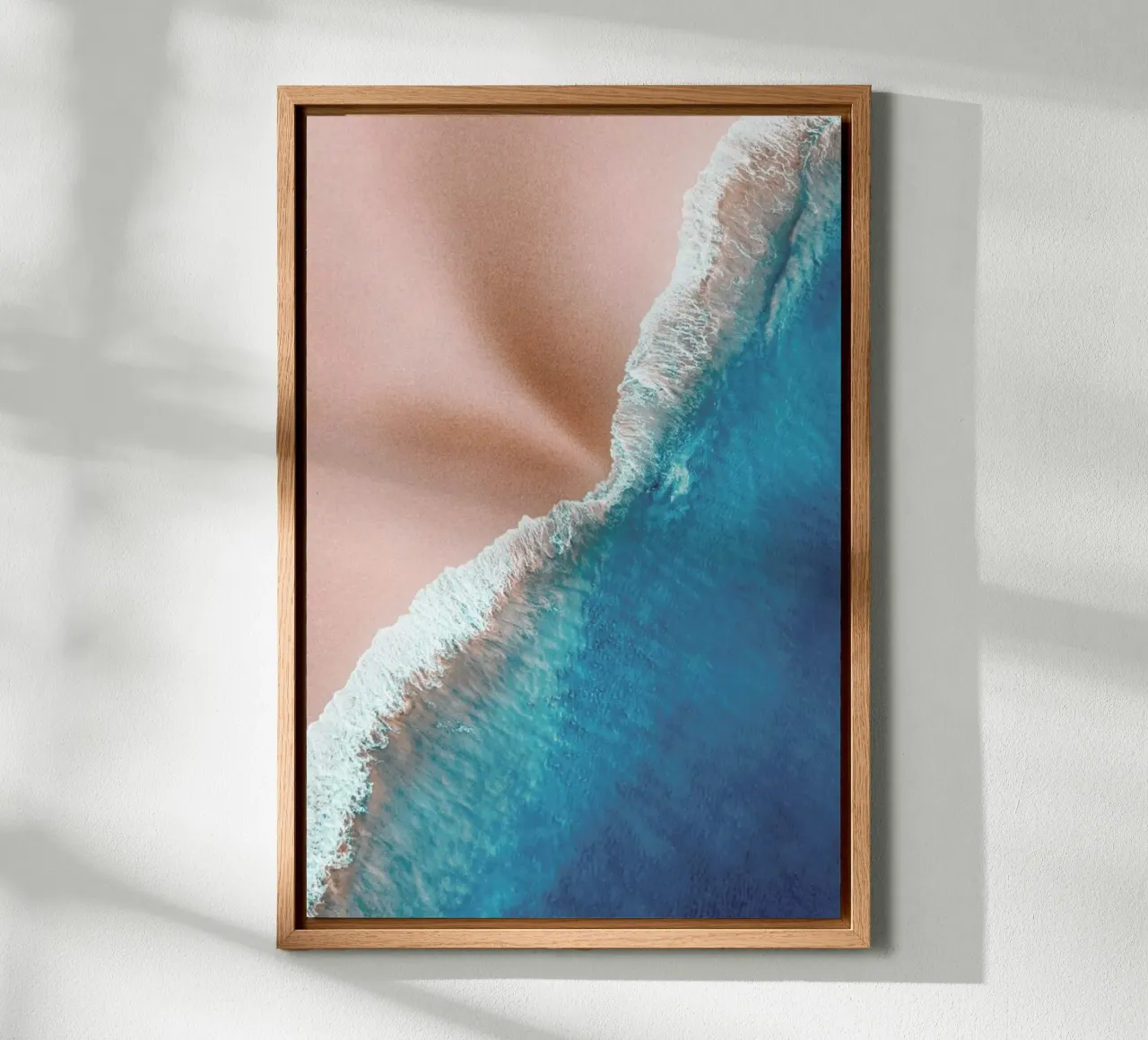 Bobbie Beach tela con Cornice a cassetta da Jonas Loose