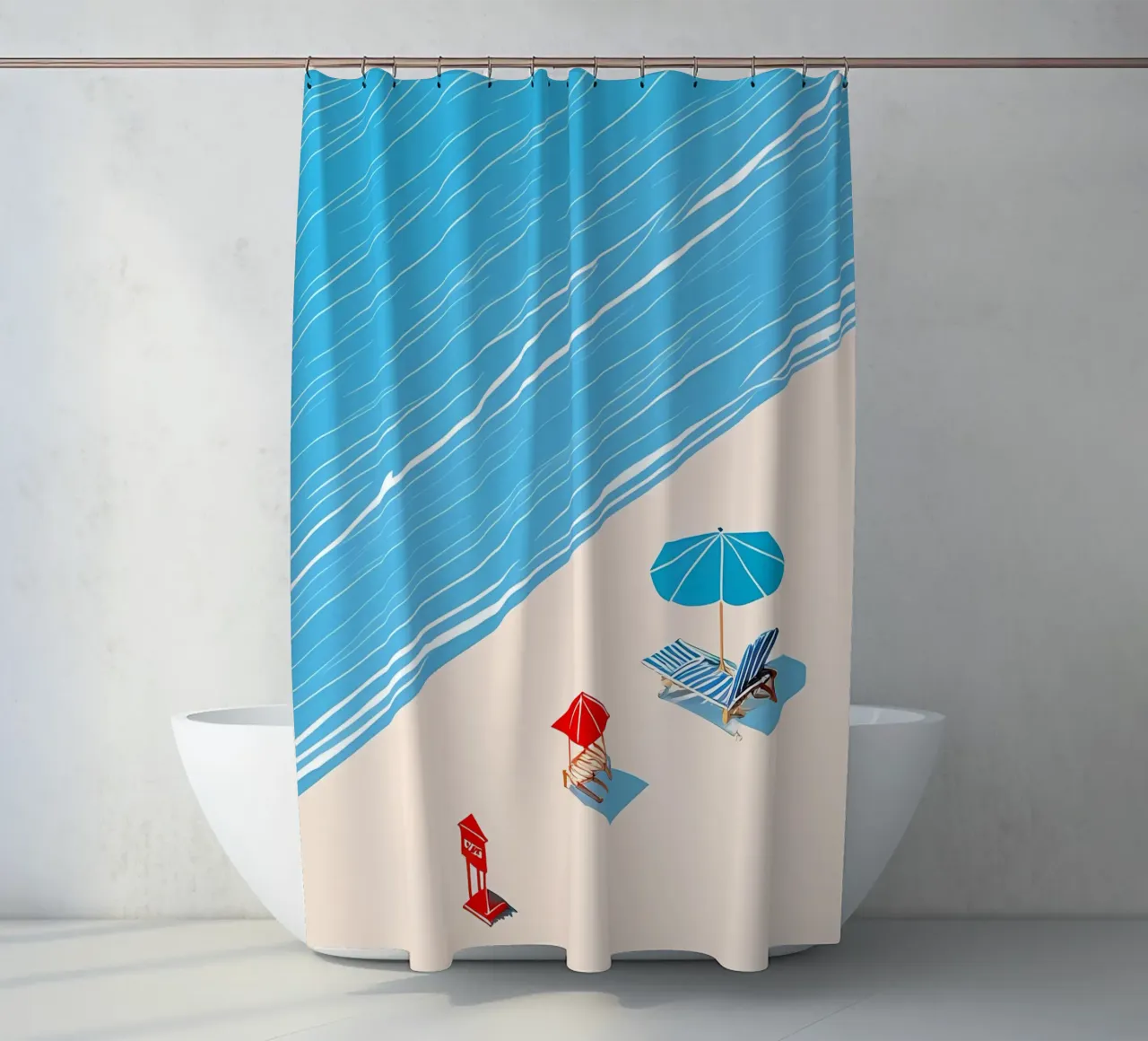 Beach Days by kendellas shower curtain by bonglantrungmuoi