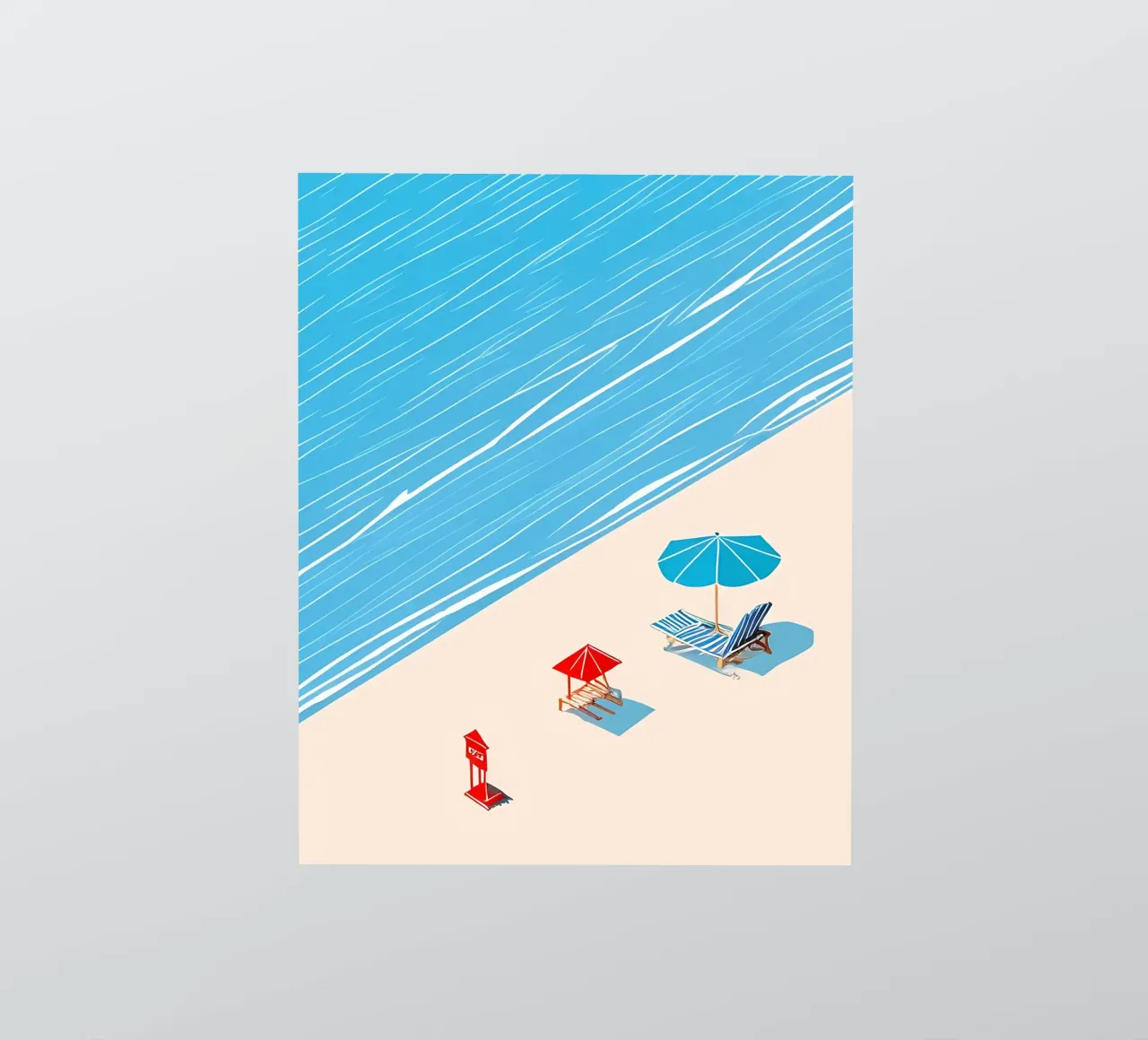 Beach Days by kendellas sticker by bonglantrungmuoi