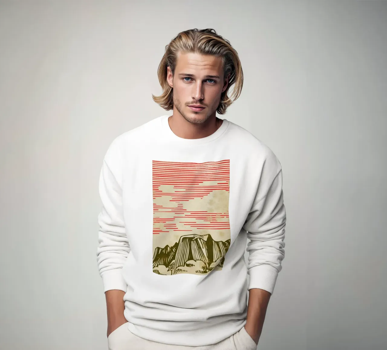 Karpathian Mountains Sweatshirt von Róbert Farkas