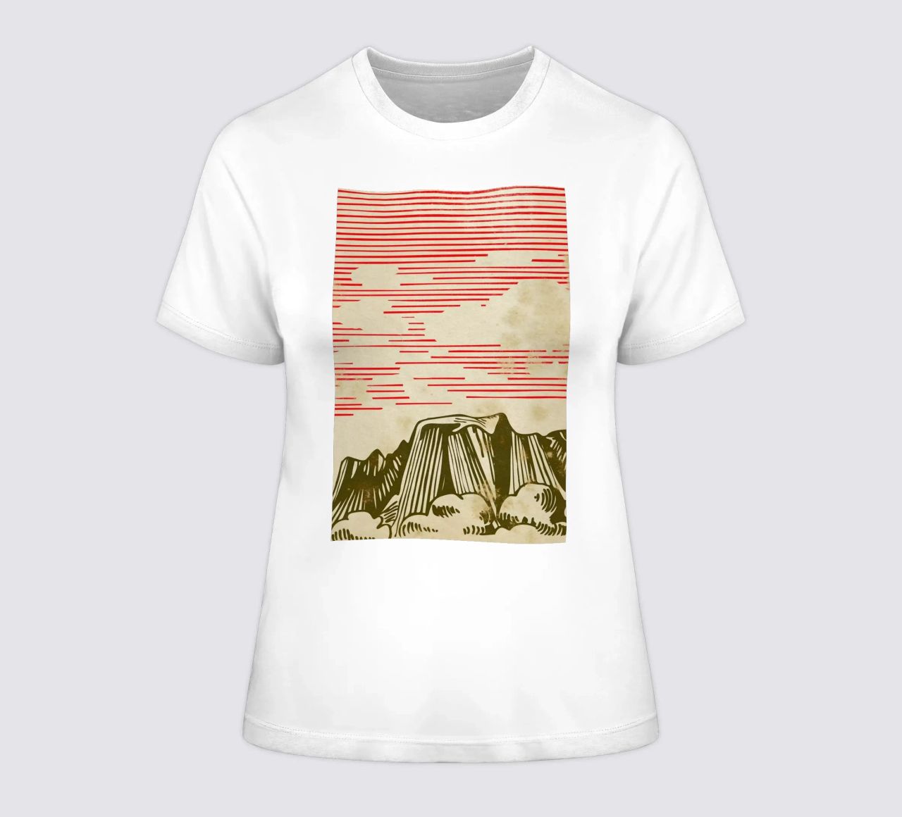 Karpathian Mountains t-shirt da donna da Róbert Farkas