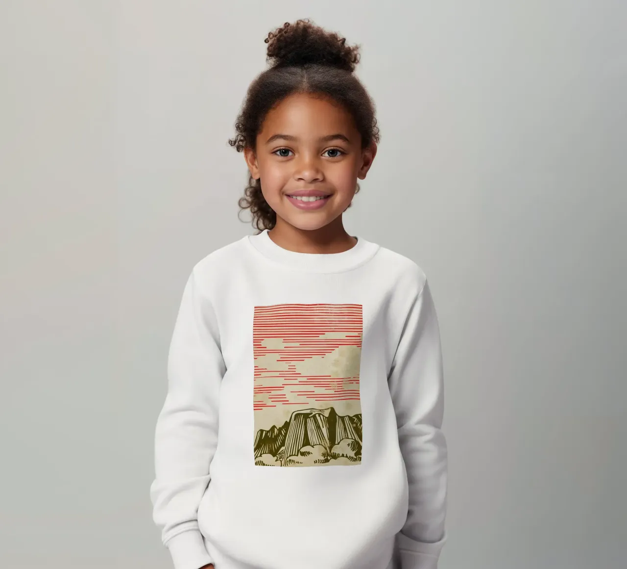 Karpathian Mountains sudadera para niño de Róbert Farkas