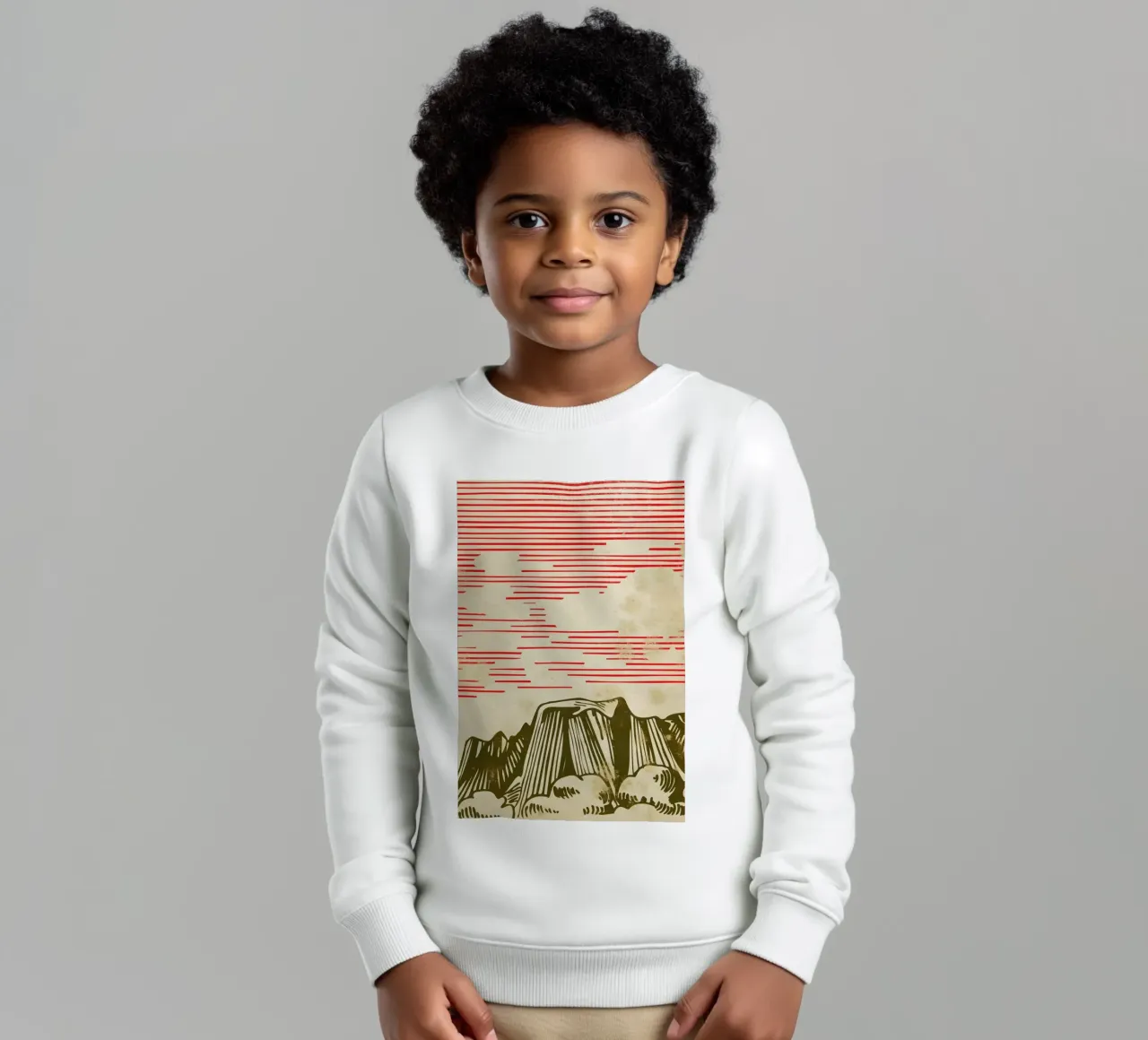Karpathian Mountains Kinder Sweatshirt von Róbert Farkas