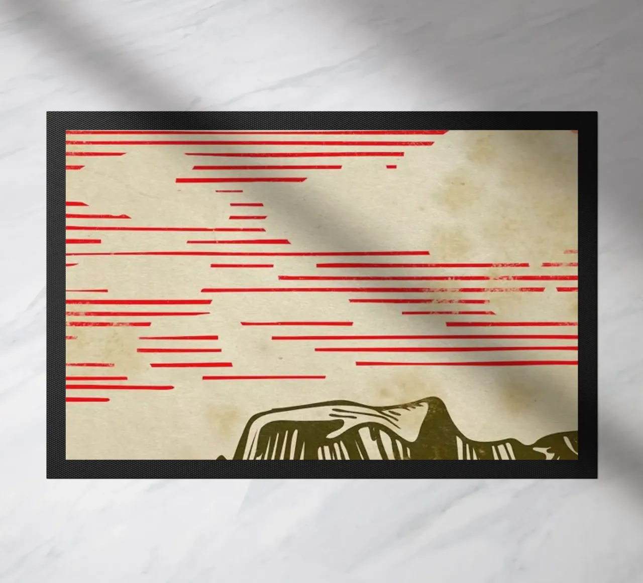 Karpathian Mountains doormat by Róbert Farkas