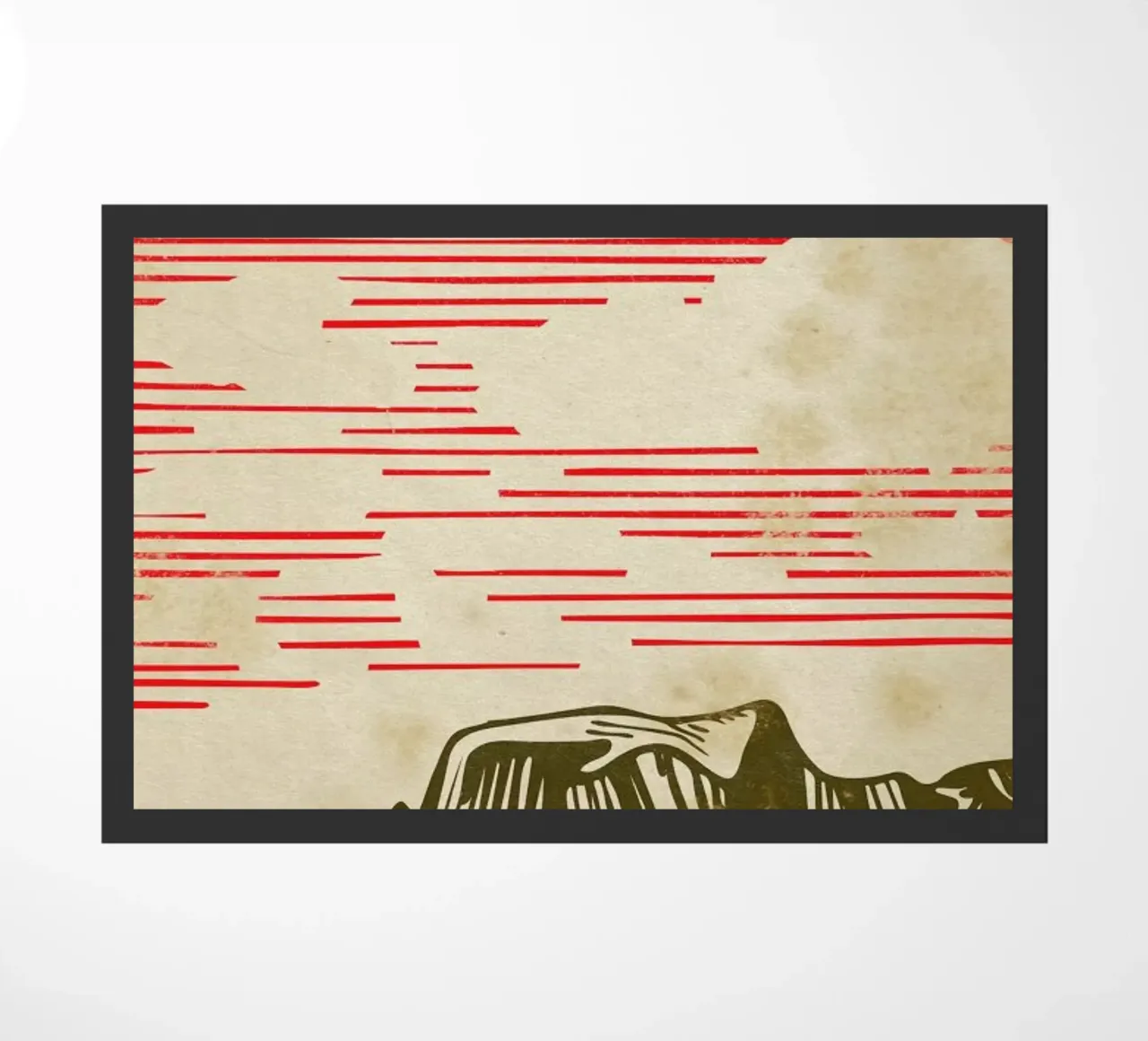 Karpathian Mountains doormat by Róbert Farkas