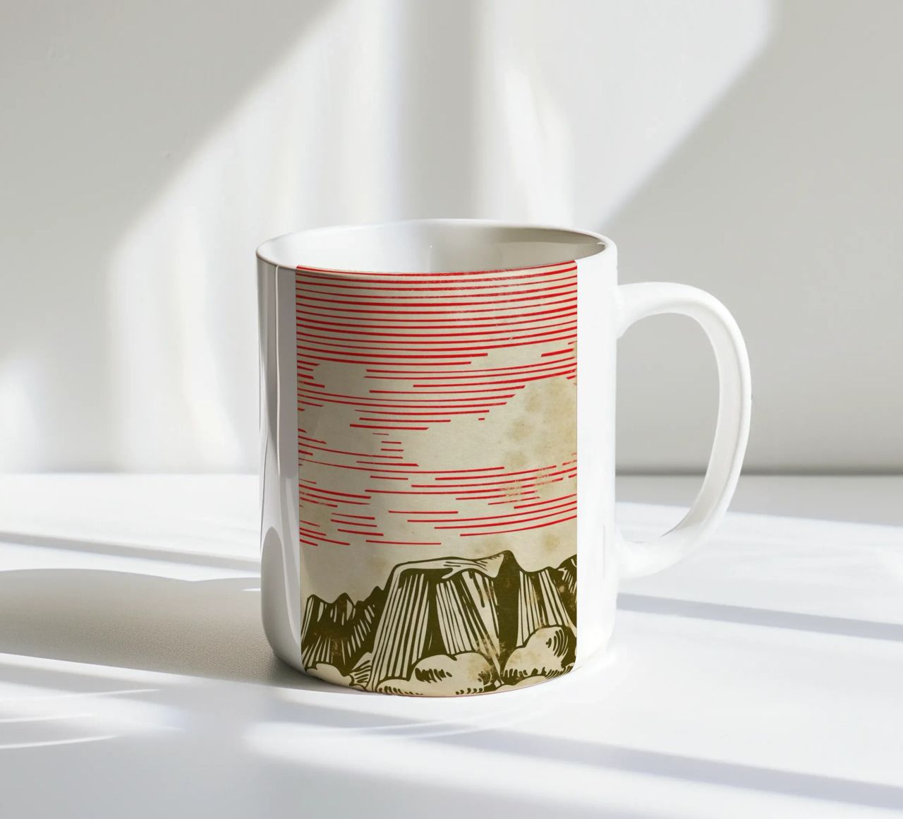 Karpathian Mountains tazza in ceramica da Róbert Farkas