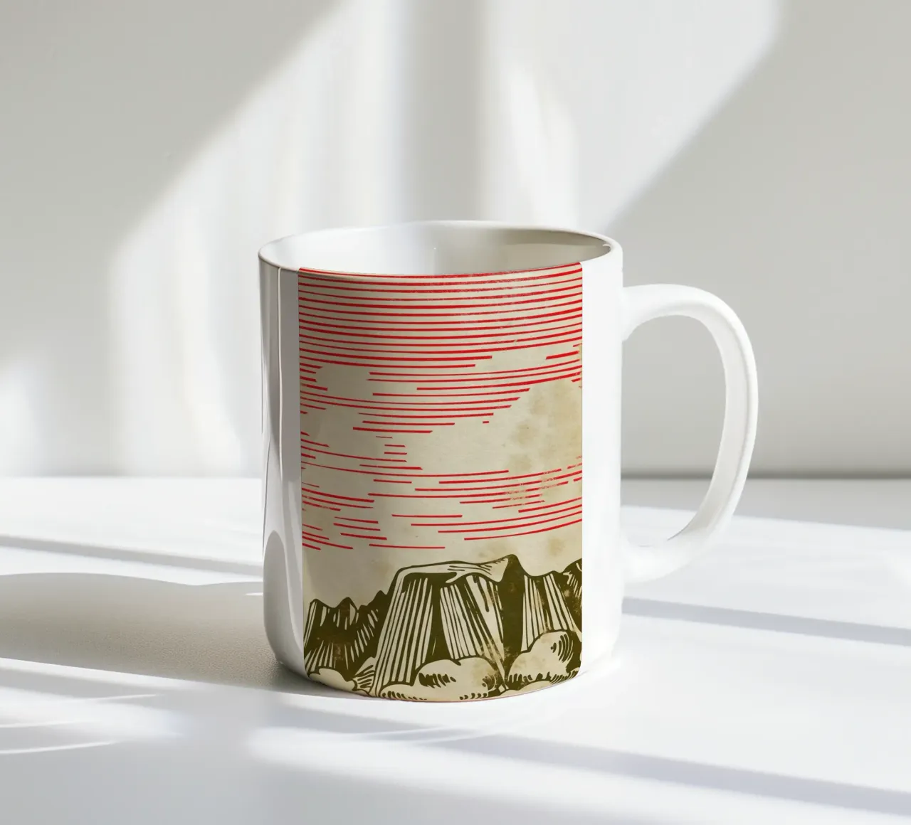 Karpathian Mountains Keramik Tasse von Róbert Farkas