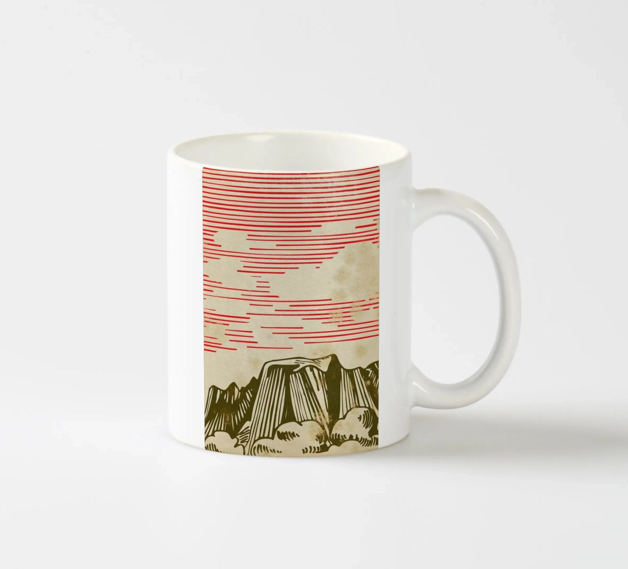 Karpathian Mountains tazza in ceramica da Róbert Farkas