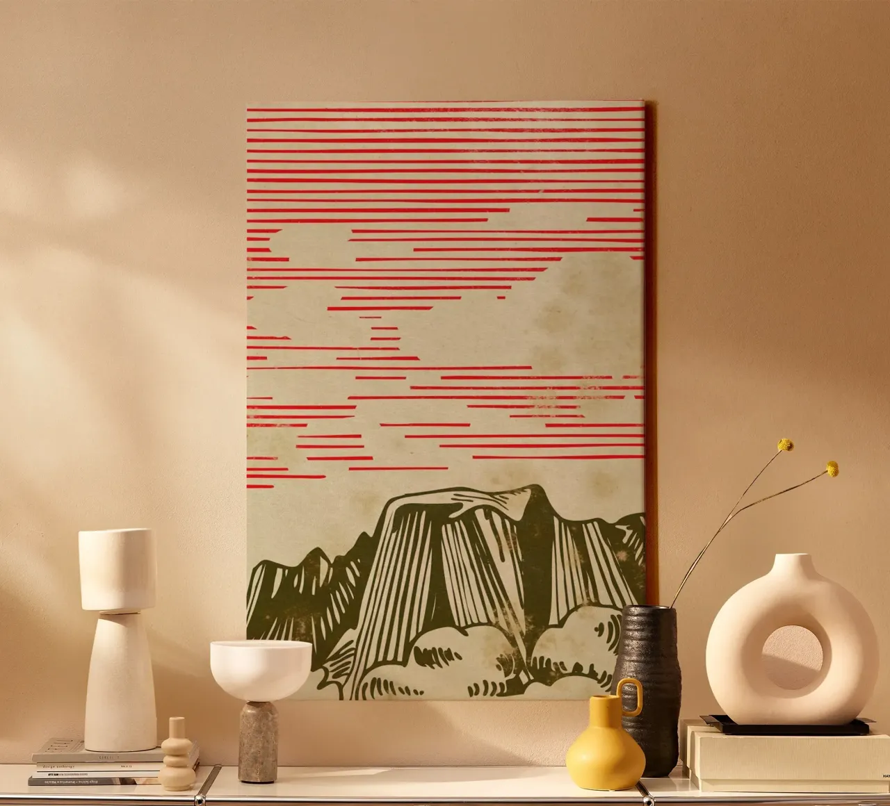 Karpathian Mountains canvas van Róbert Farkas