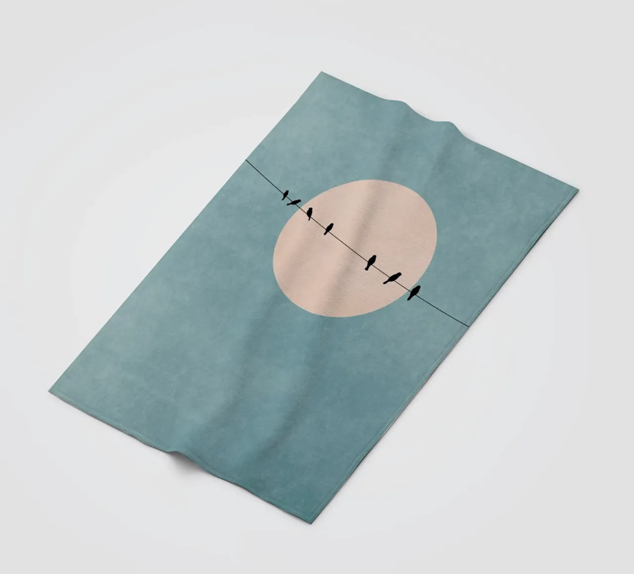 The Beauty of Silence fleece blanket by Kubistika