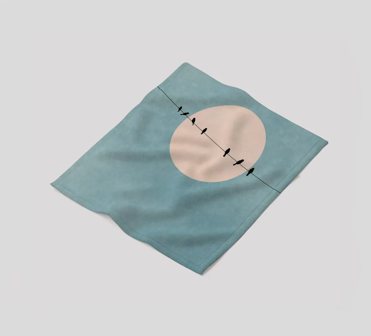 The Beauty of Silence fleece blanket by Kubistika