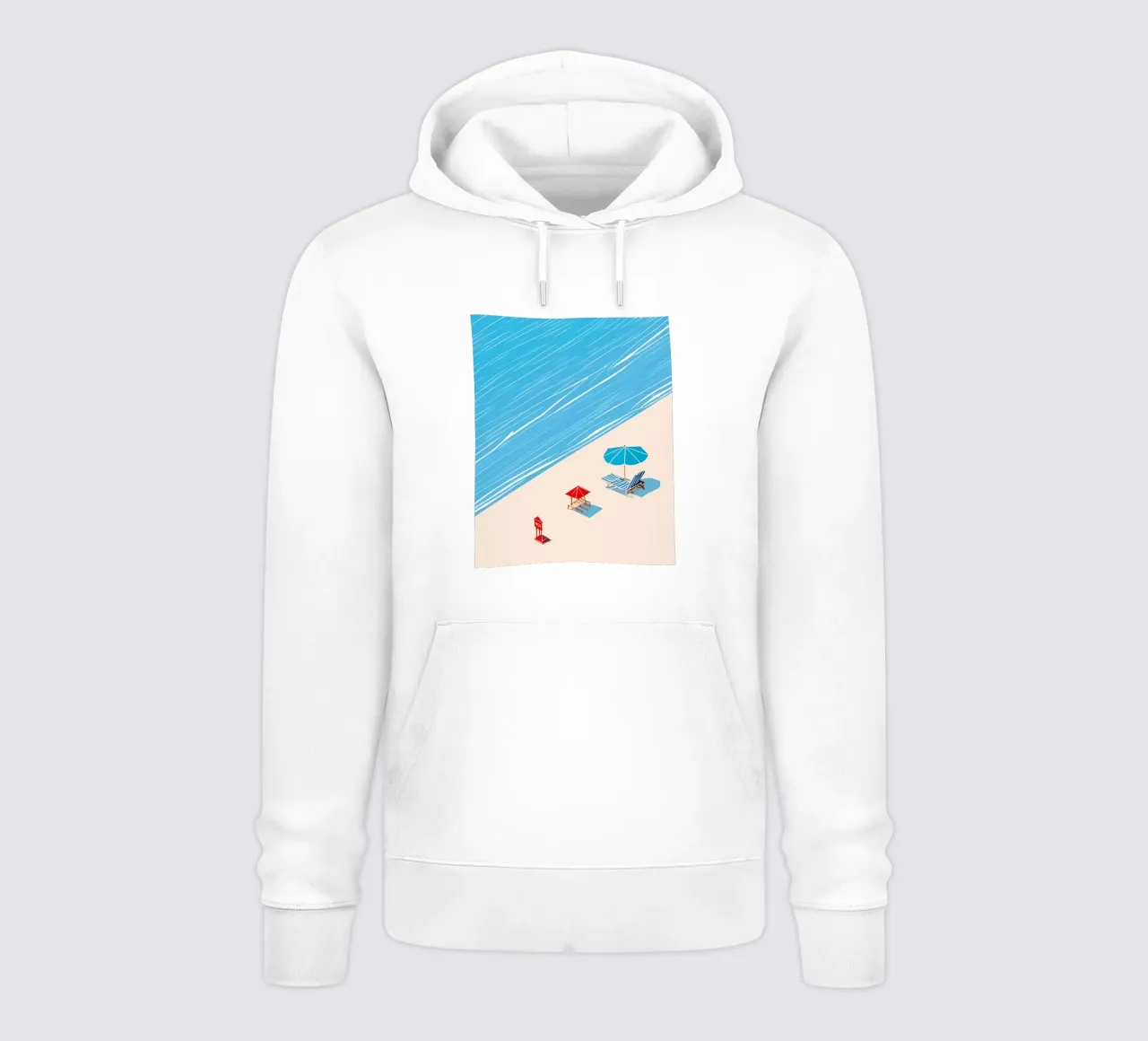 Giorni di spiaggia.png felpa con cappuccio da bonglantrungmuoi