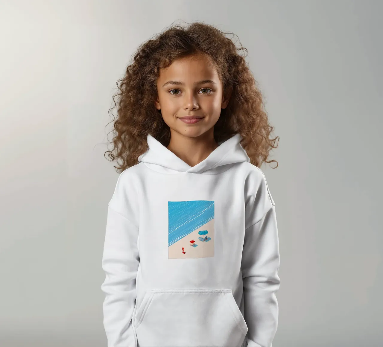 Beach Days.png kids hoodie by bonglantrungmuoi