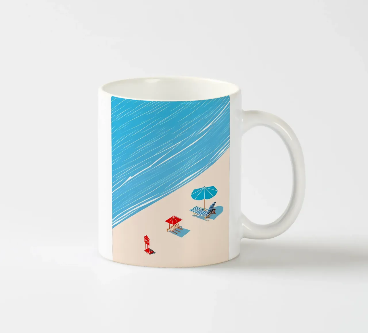 Giorni di spiaggia.png tazza in ceramica da bonglantrungmuoi