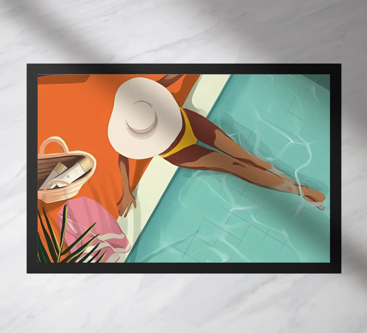 beach doormat by bonglantrungmuoi