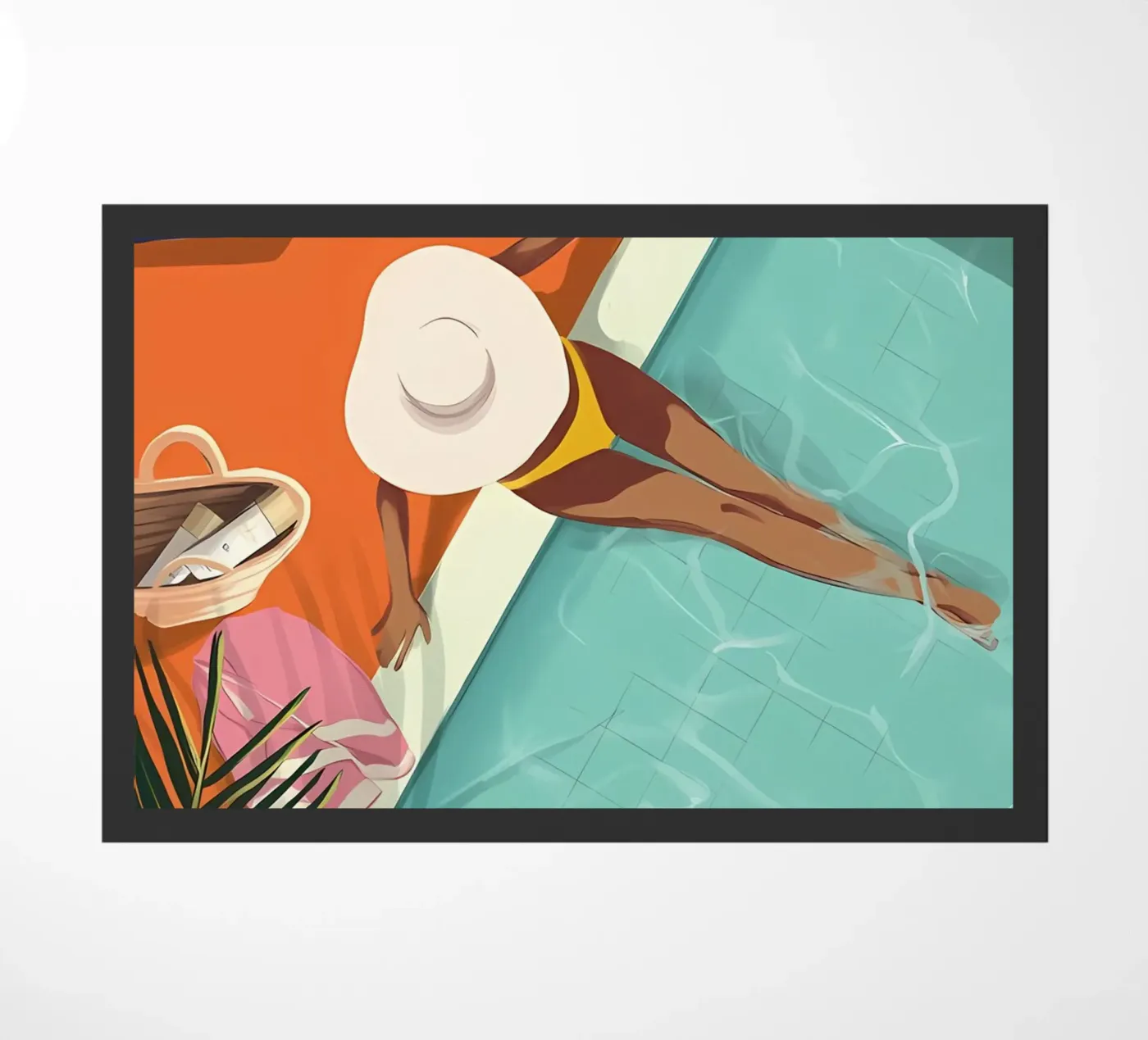 beach doormat by bonglantrungmuoi