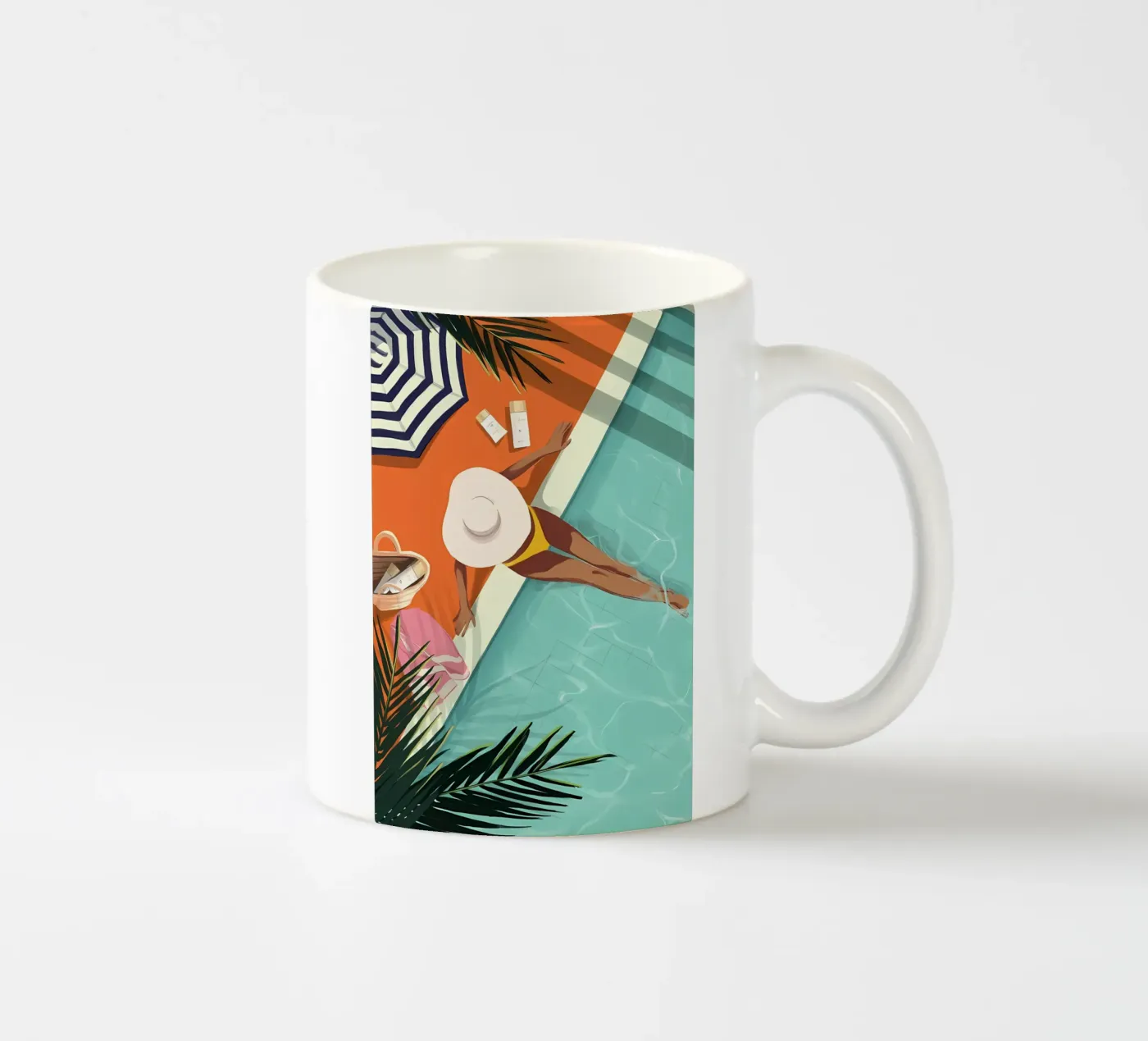 beach ceramic mug by bonglantrungmuoi