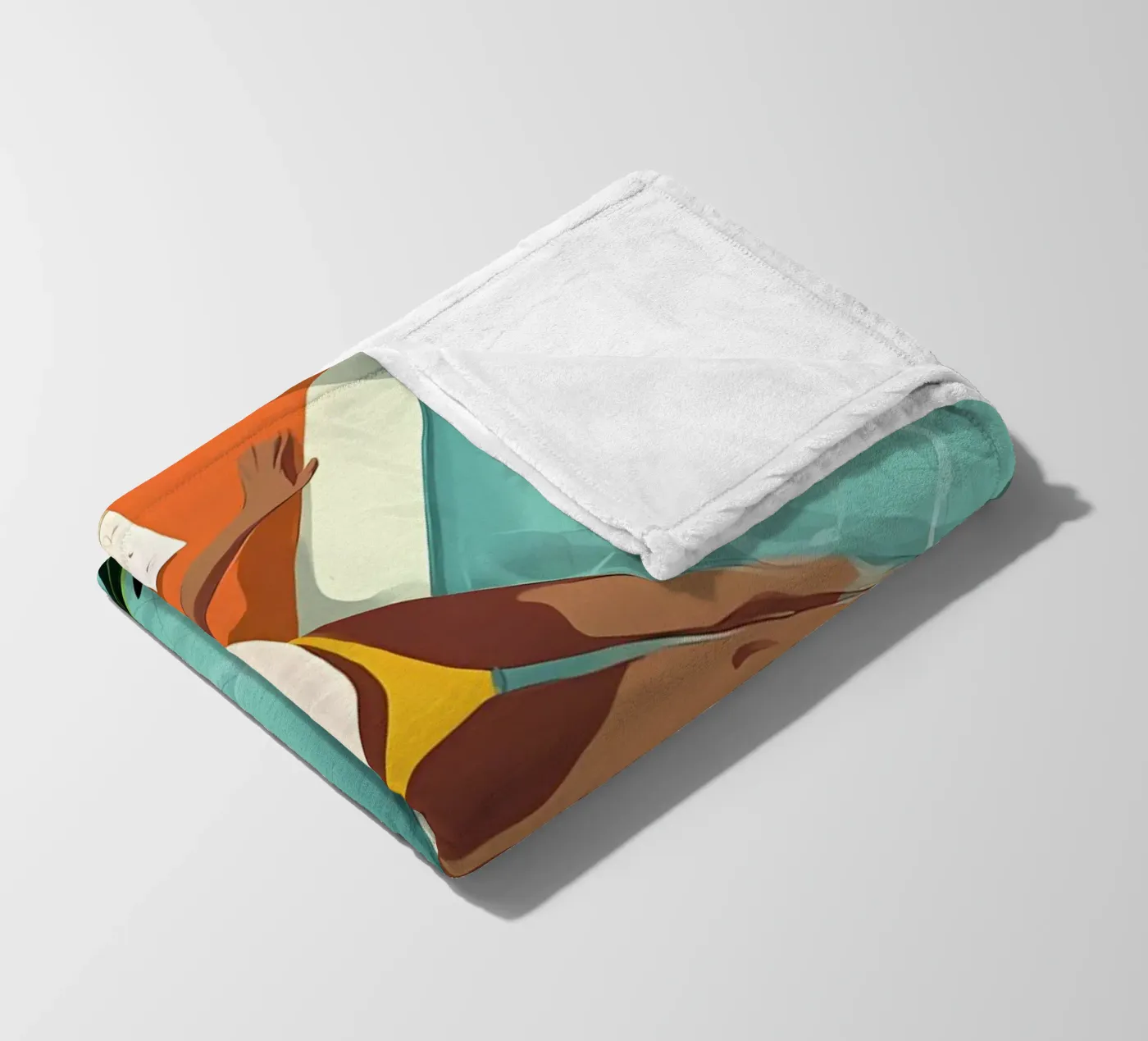 beach fleece blanket by bonglantrungmuoi
