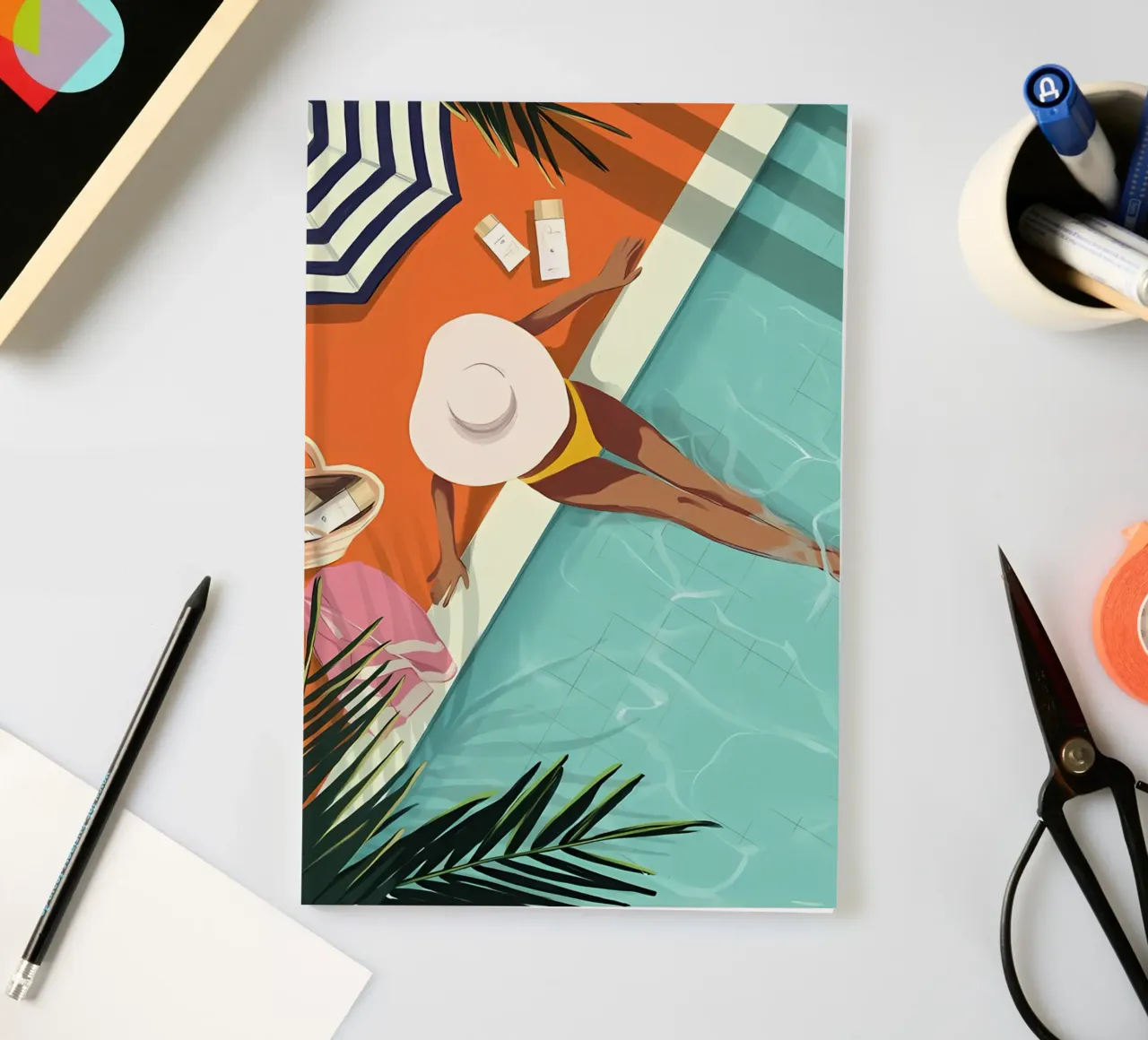 beach notebook by bonglantrungmuoi