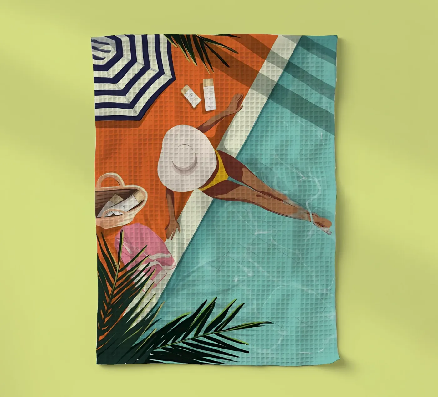 beach tea towel by bonglantrungmuoi