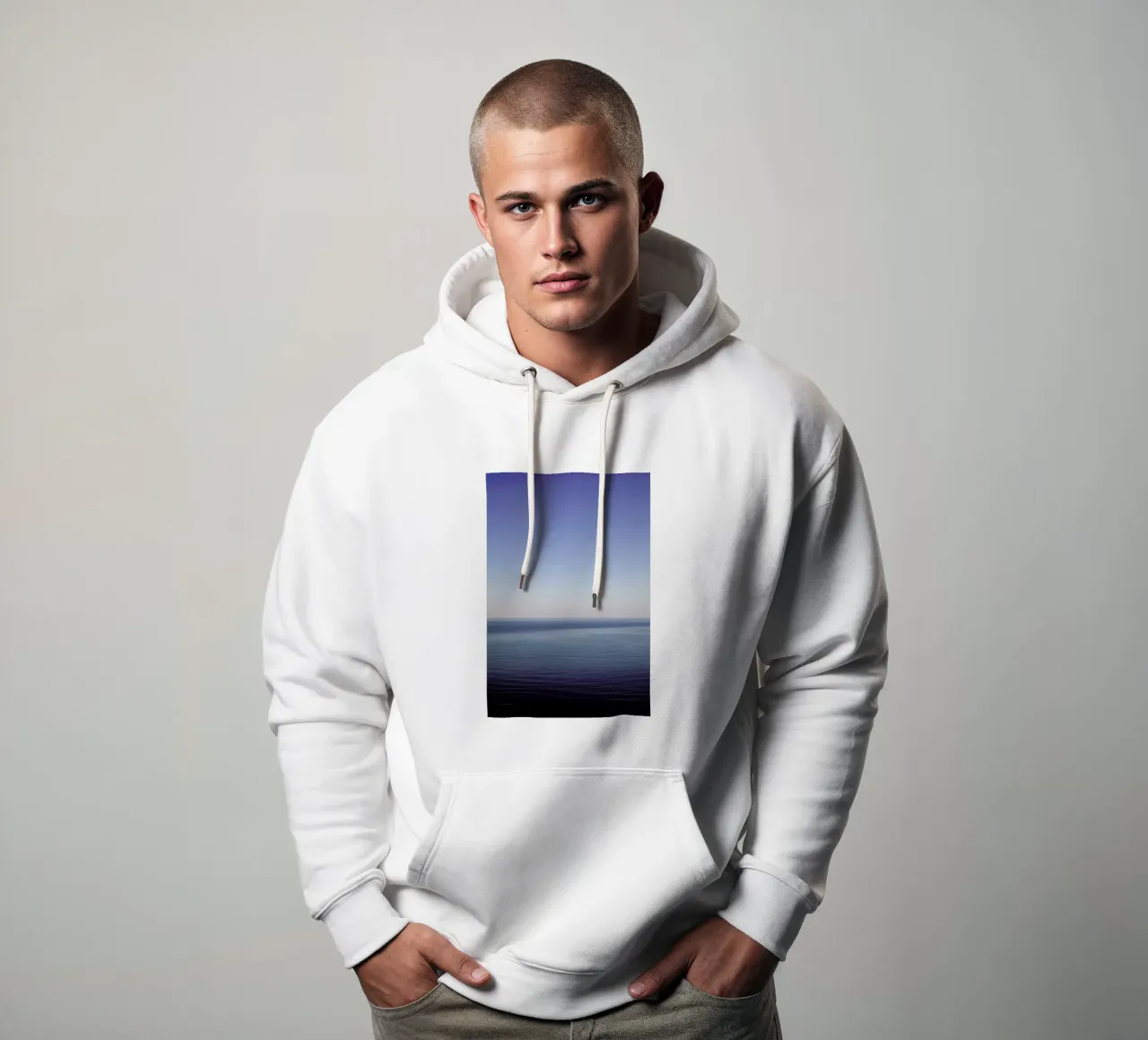 The Open Ocean 1 felpa con cappuccio da Nur Mut