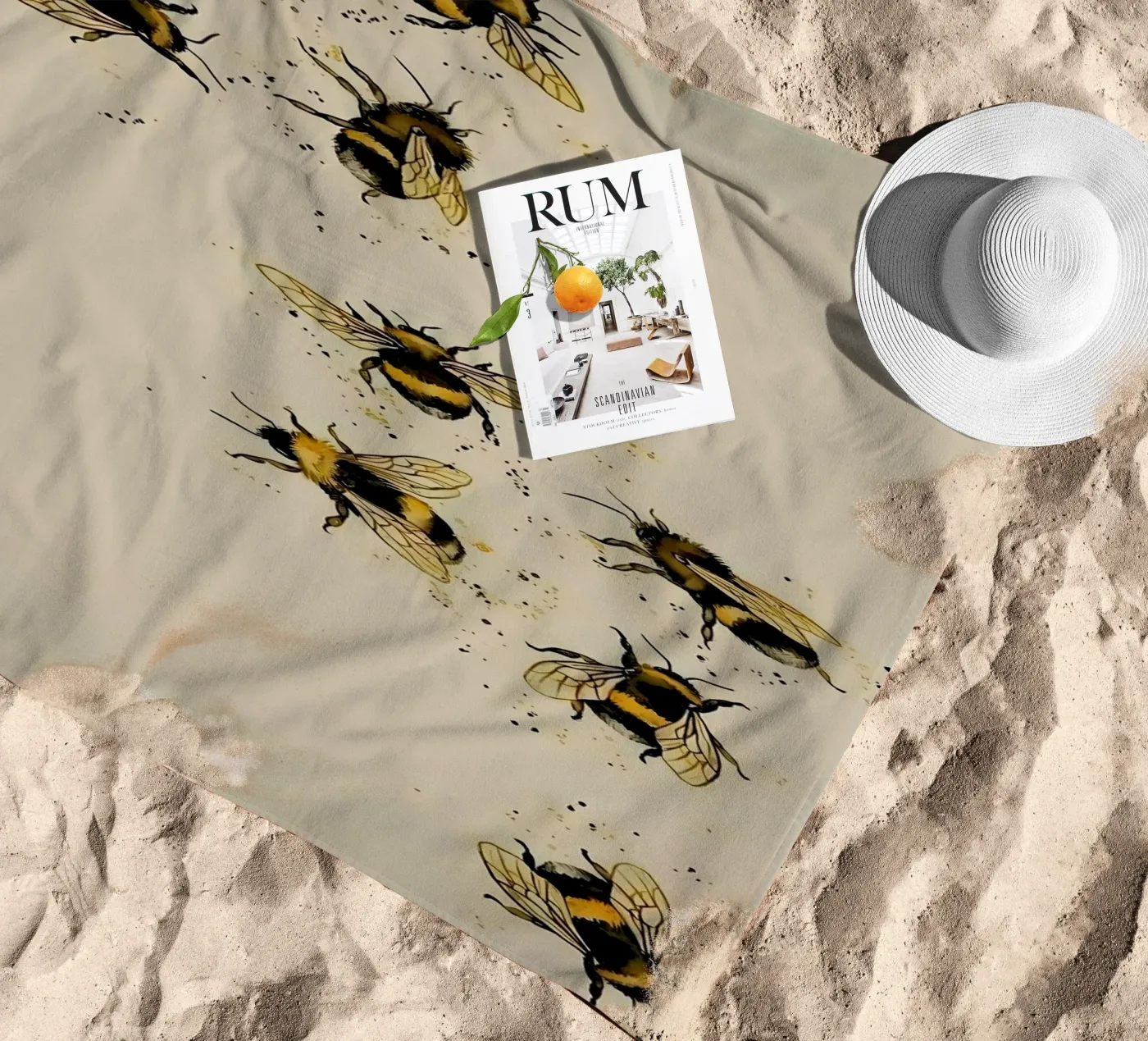 arte delle api telo mare da bonglantrungmuoi