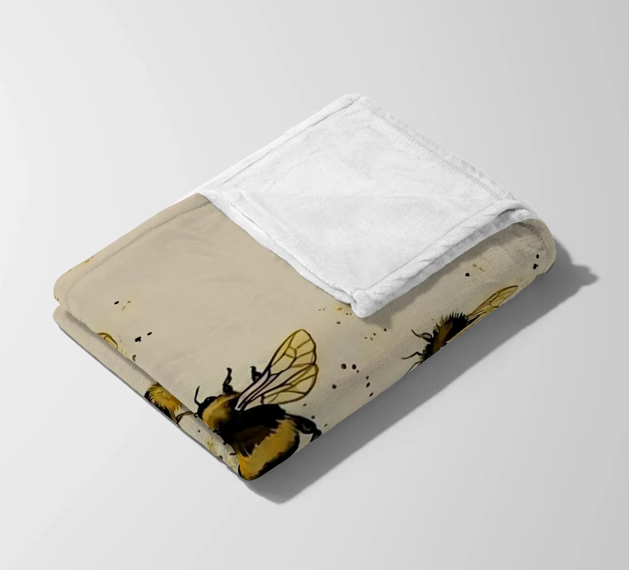 arte delle api coperta in pile da bonglantrungmuoi