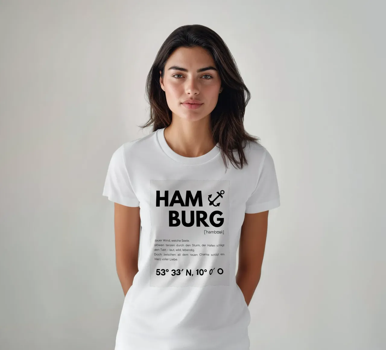 Hambourg - Vent rude, âme douce t-shirt de DigiWunderwerk