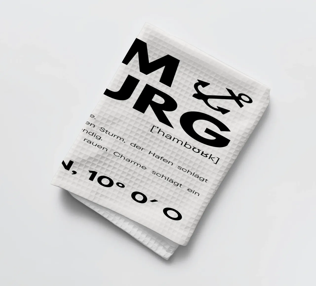 Hambourg - Vent rude, âme douce torchon de DigiWunderwerk