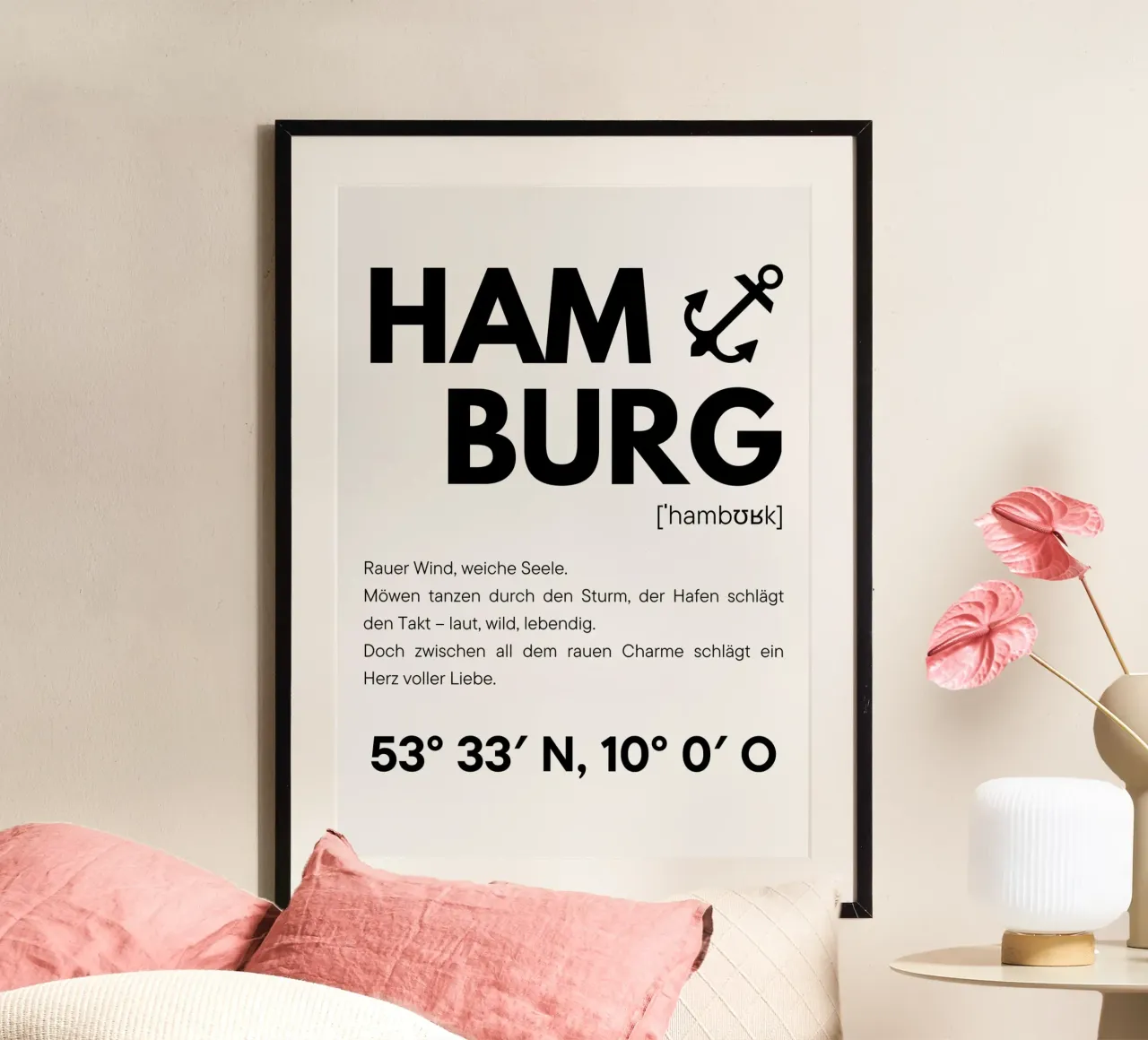 Hambourg - Vent rude, âme douce hahnemühle de DigiWunderwerk
