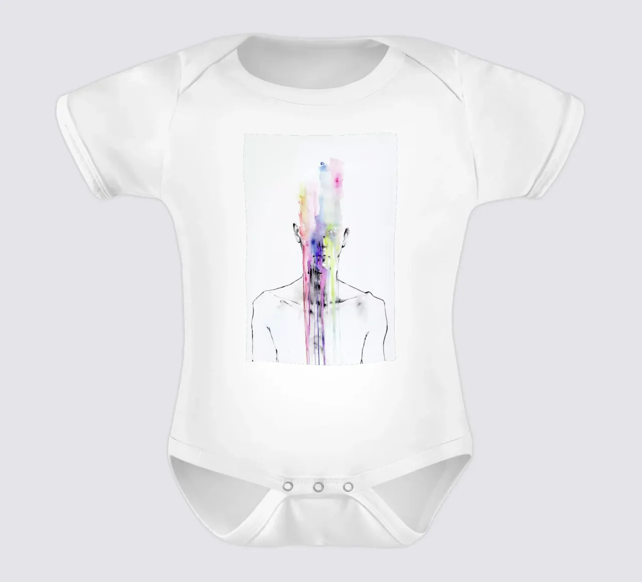 All My Art Is on You Kurzarm Babybody von agnes-cecile