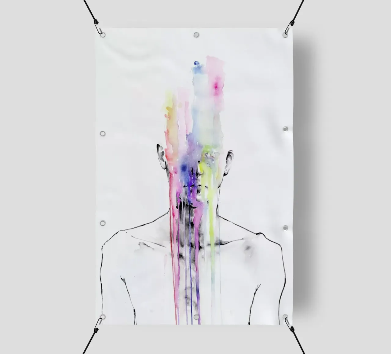 All My Art Is on You telo in pvc da agnes-cecile
