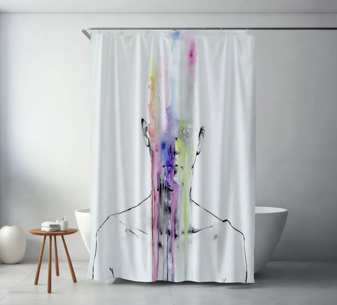 All My Art Is on You tenda da doccia da agnes-cecile