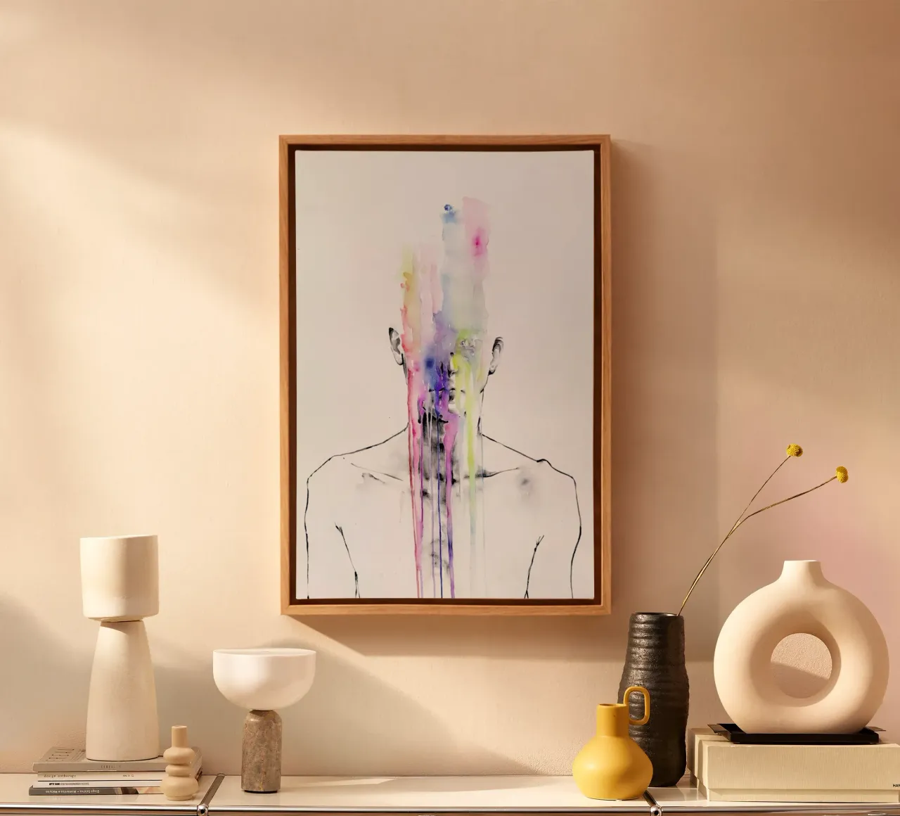 All My Art Is on You tela con Cornice a cassetta da agnes-cecile