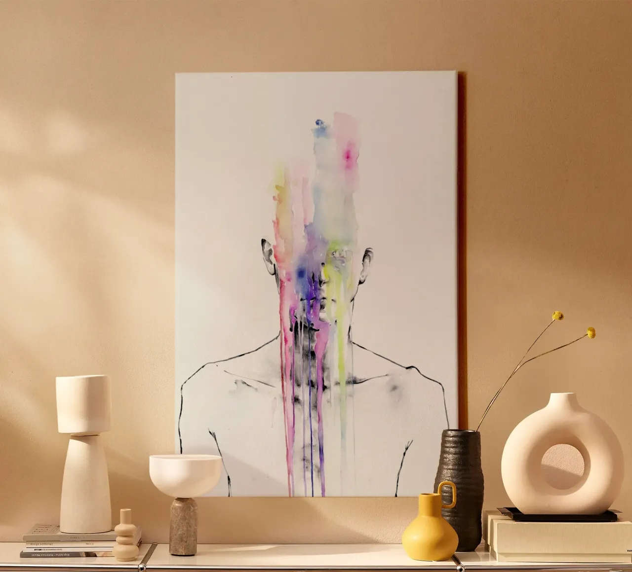 All My Art Is on You tela con Cornice a cassetta da agnes-cecile