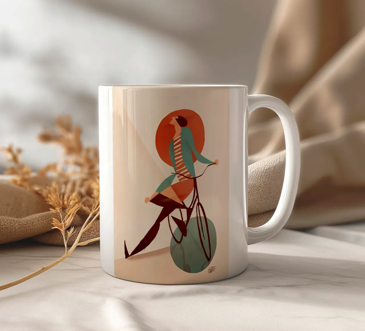 bicicletta tazza in ceramica da bonglantrungmuoi