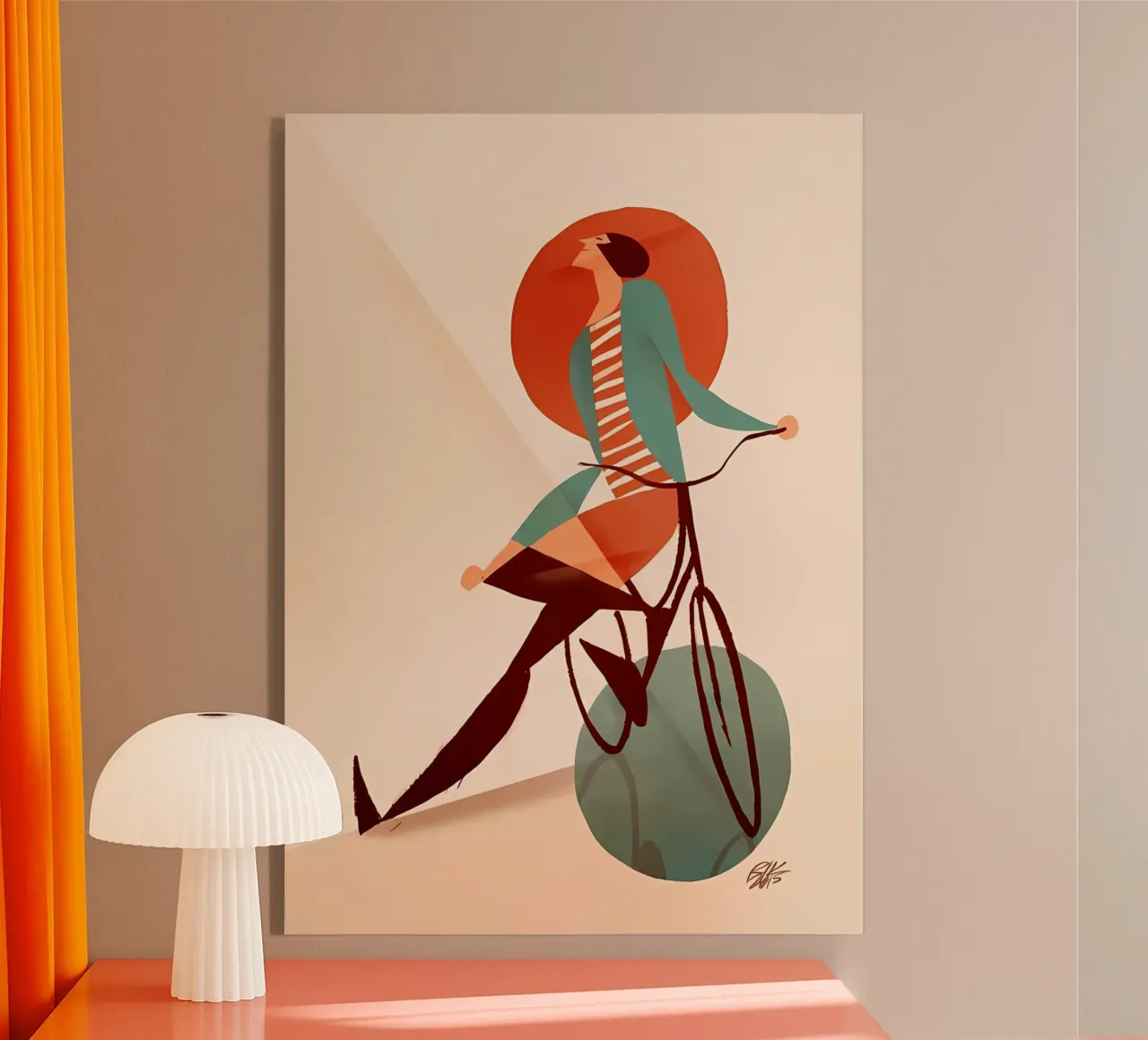 bicicletta plexiglass da bonglantrungmuoi