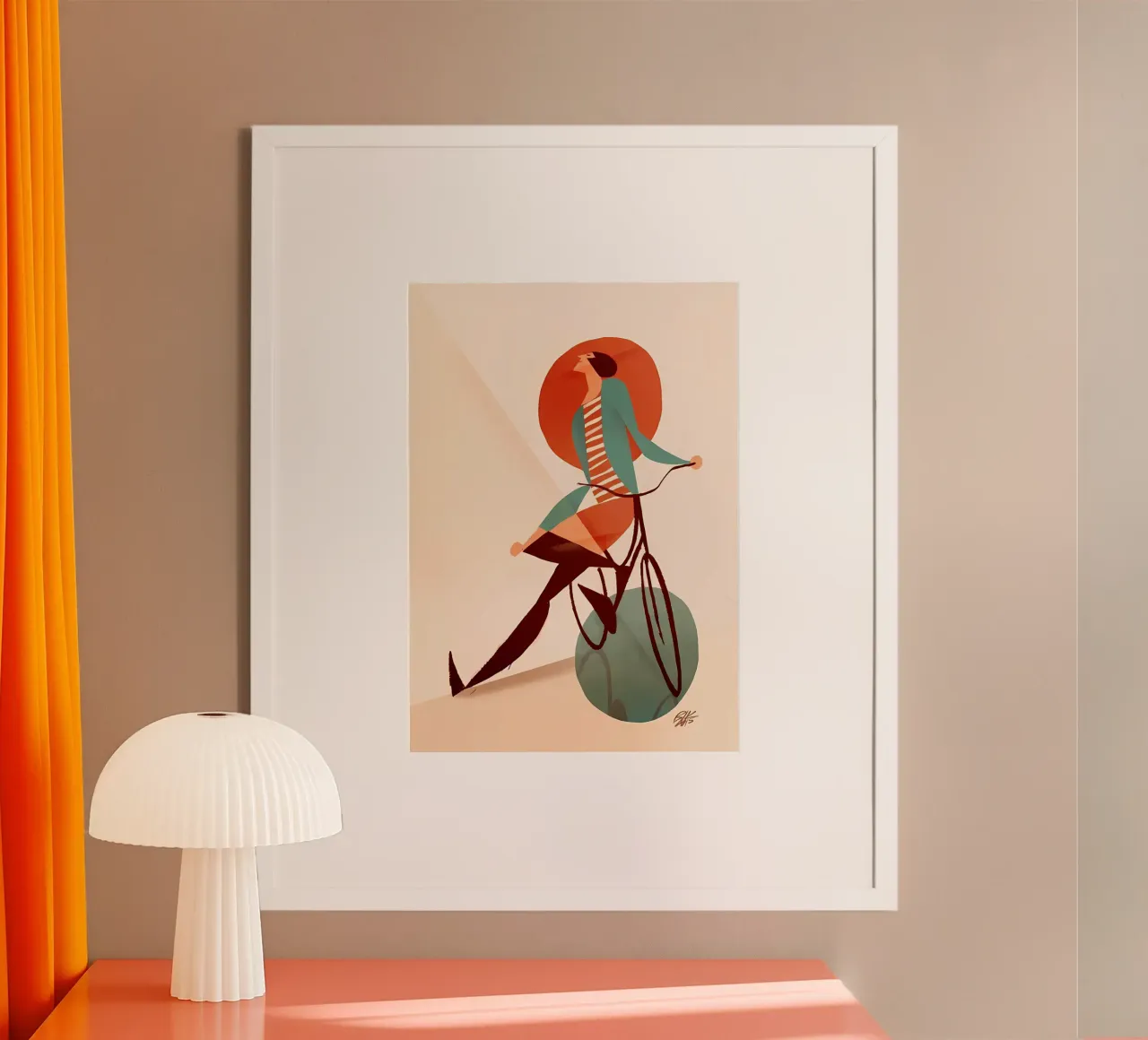 fiets poster van bonglantrungmuoi