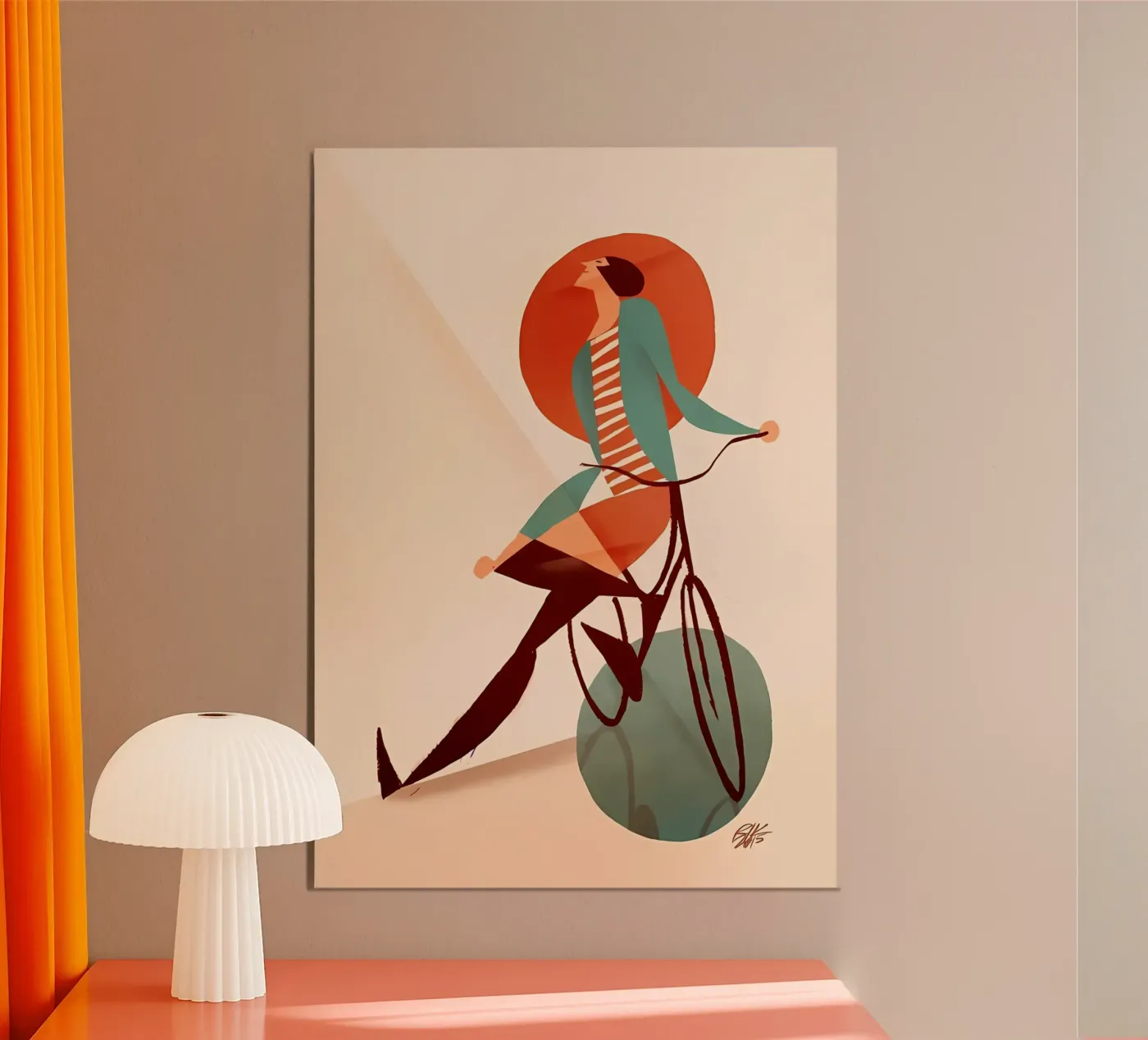 fiets poster van bonglantrungmuoi