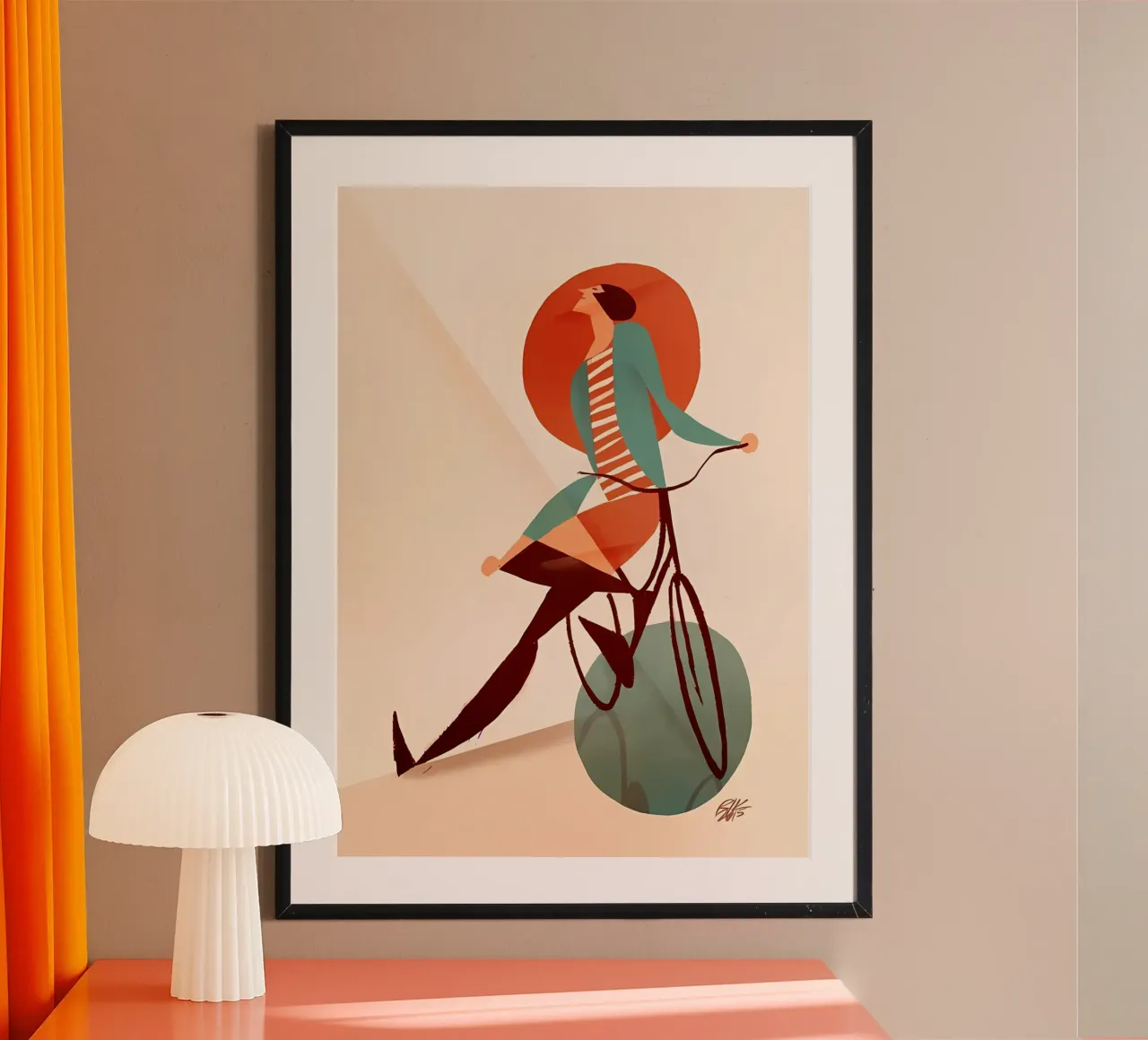 fiets poster van bonglantrungmuoi