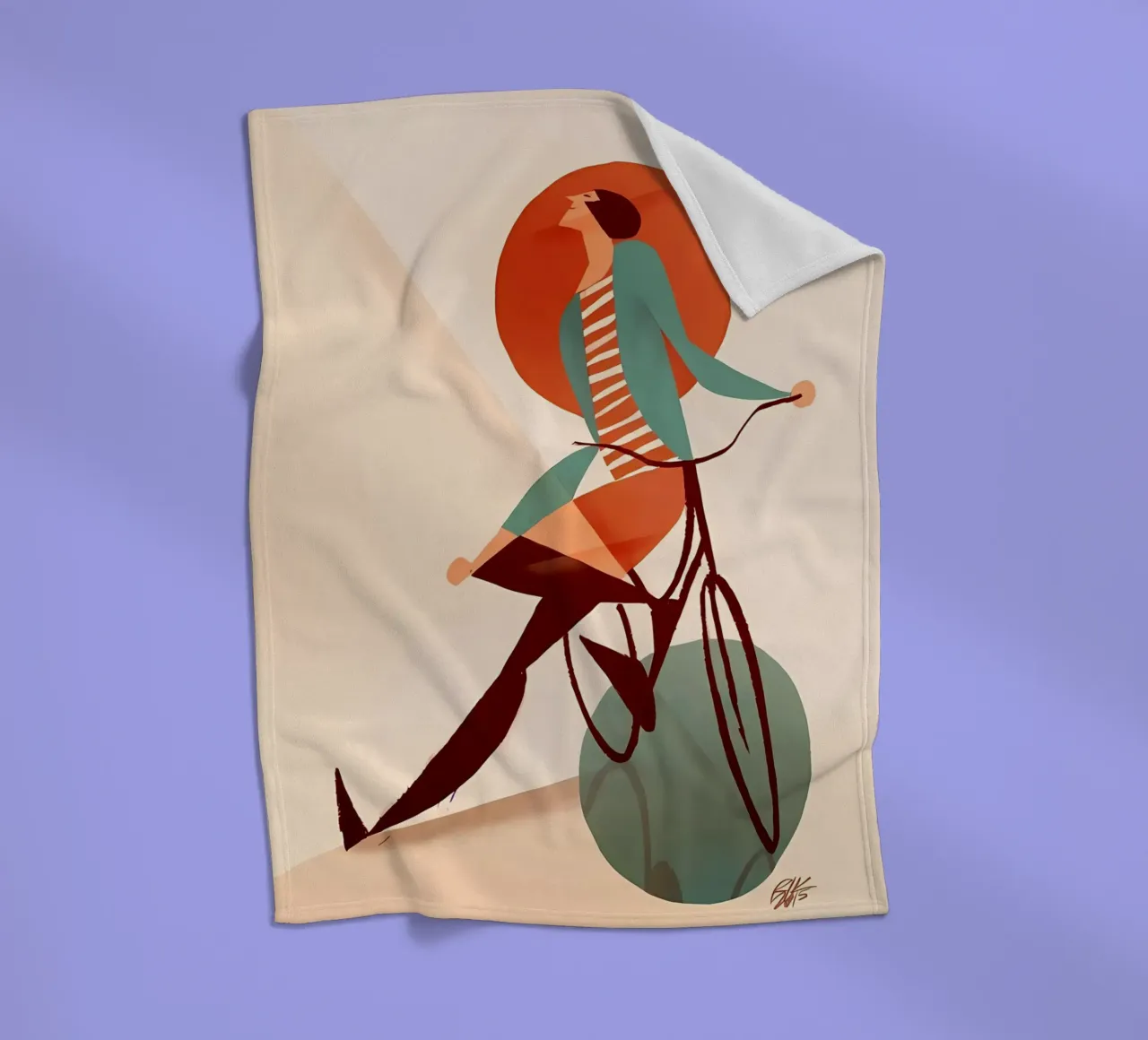 fiets fleecedeken van bonglantrungmuoi