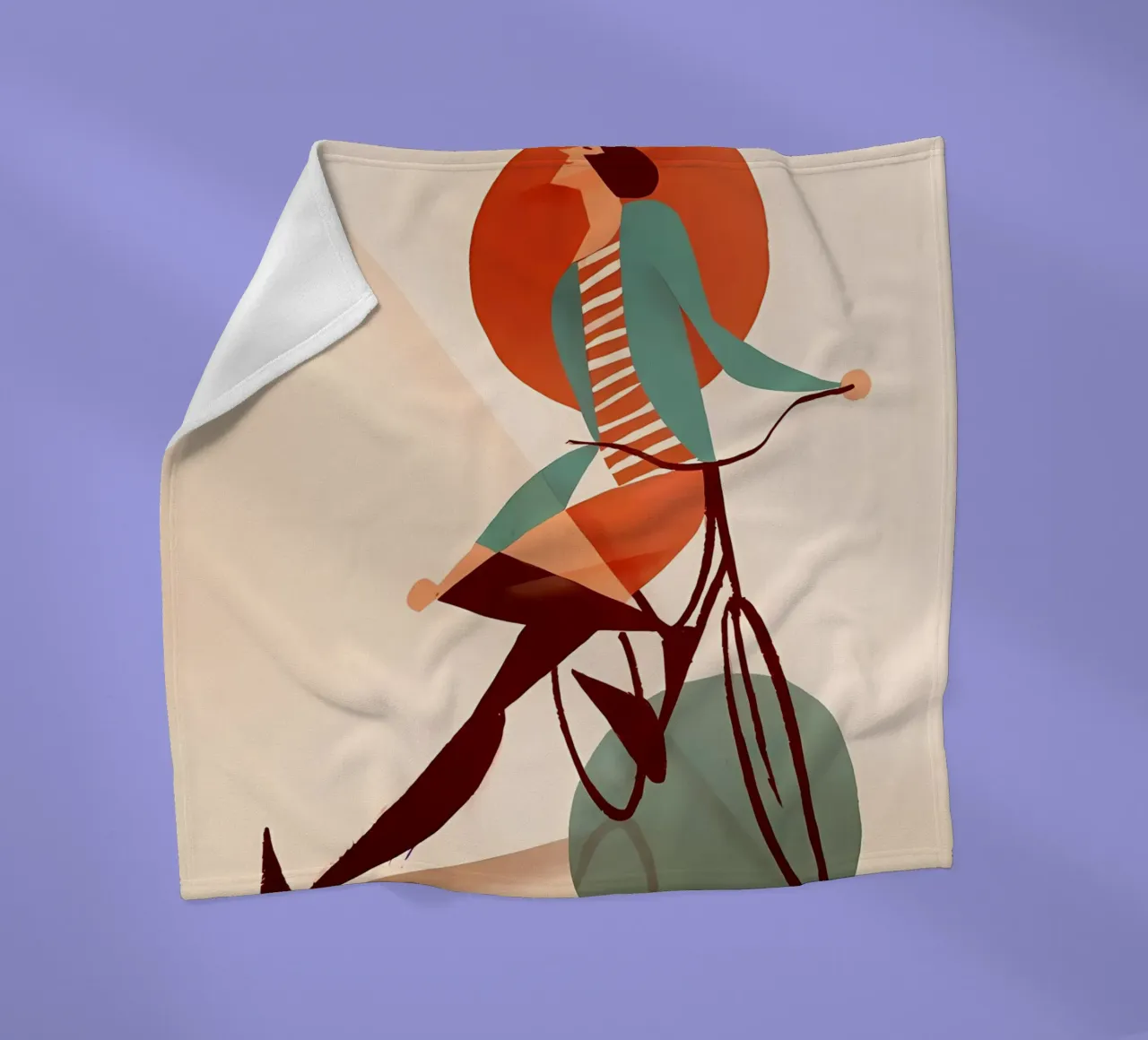 fiets fleecedeken van bonglantrungmuoi