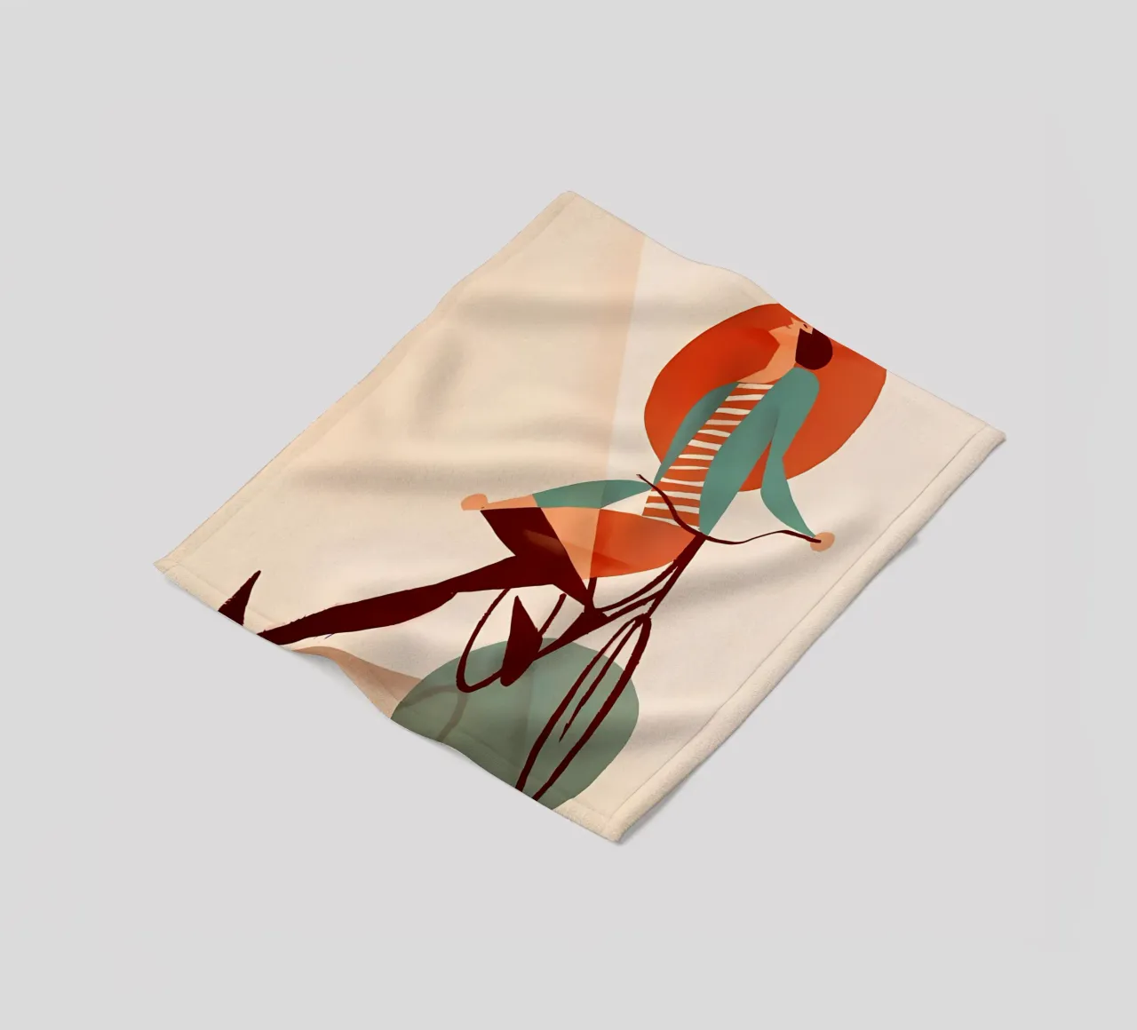 fiets fleecedeken van bonglantrungmuoi