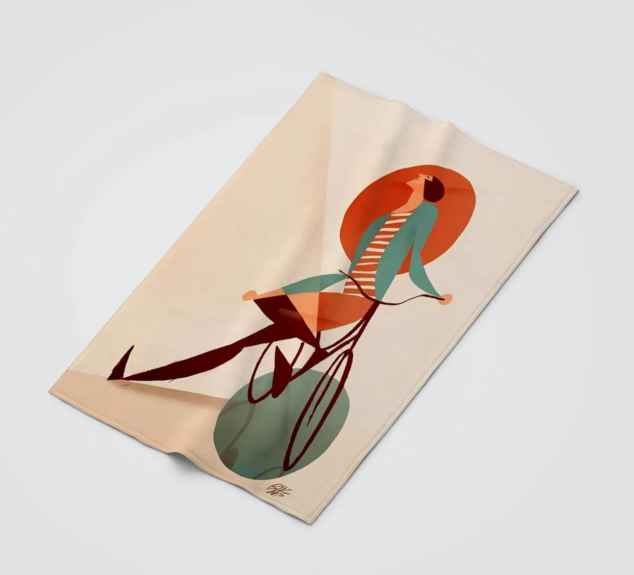 fiets fleecedeken van bonglantrungmuoi