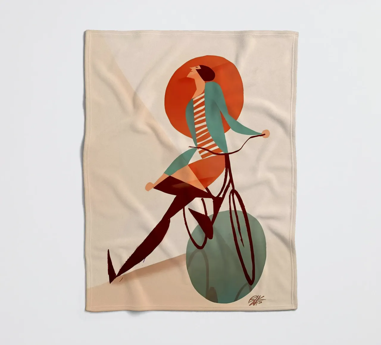 fiets fleecedeken van bonglantrungmuoi